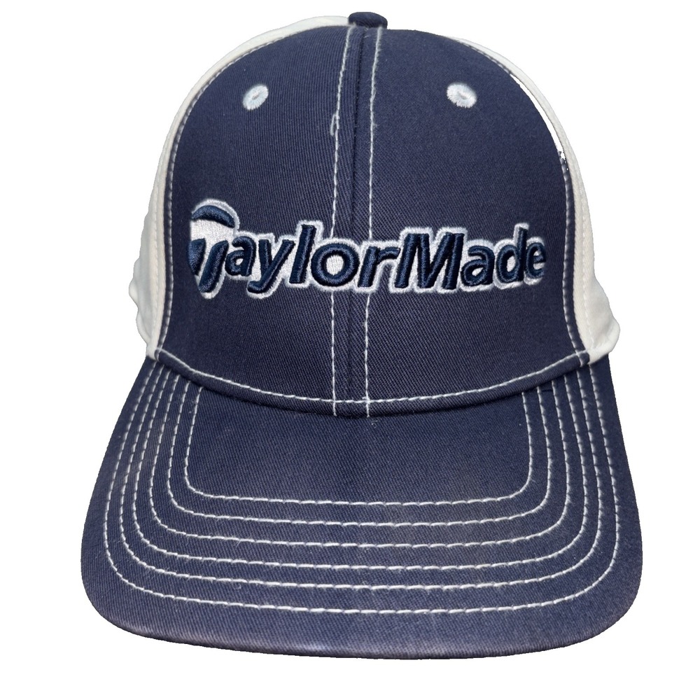 Taylormade Tmax Gear Hat Men Blue Embroidered Cap Cotton Size Lg/XL